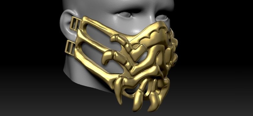 Scorpion Mask 3D print model_13