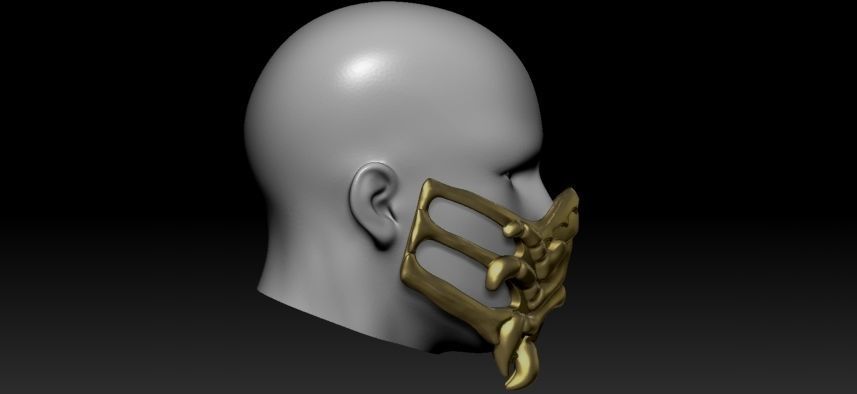 Scorpion Mask 3D print model_4
