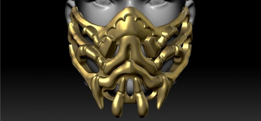 Scorpion Mask 3D print model_10