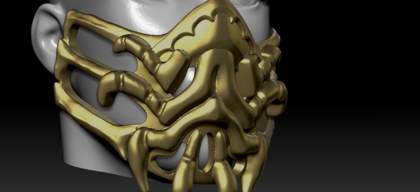 Scorpion Mask 3D print model_17