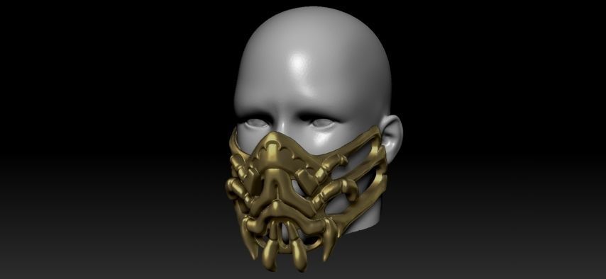 Scorpion Mask 3D print model_1