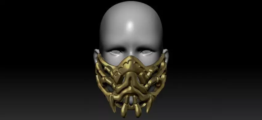 Scorpion Mask 3D print model_0