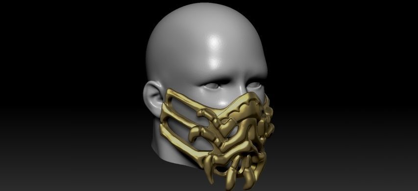 Scorpion Mask 3D print model_3