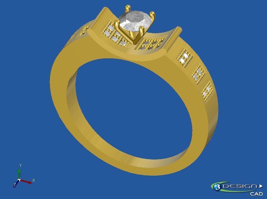 ring anillo resbaladilla 3D print model_4