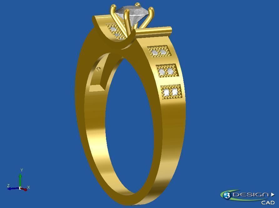 ring anillo resbaladilla 3D print model_3
