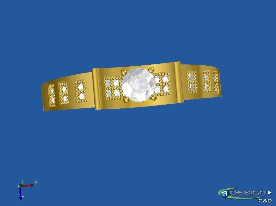 ring anillo resbaladilla 3D print model_5