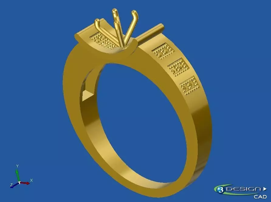 ring anillo resbaladilla 3D print model_0