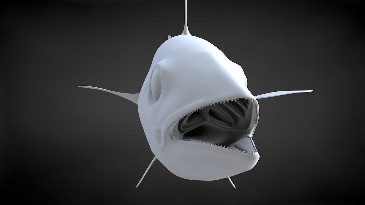 Yellowfin Tuna 3D Printable Model 3D print model_30