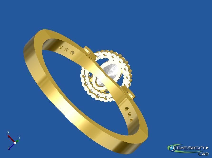 ring anillo caramelo 3D print model_4