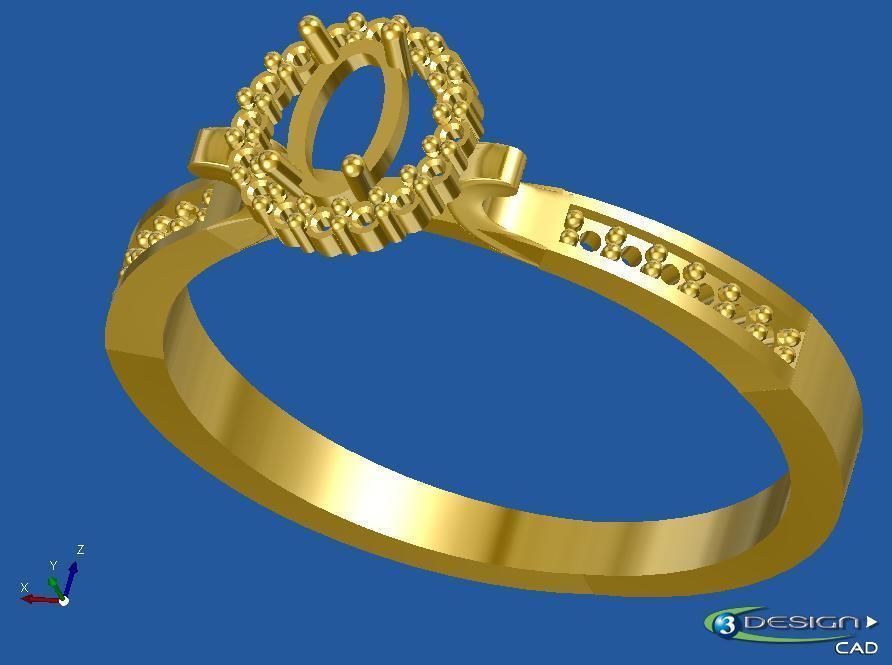 ring anillo caramelo 3D print model_5