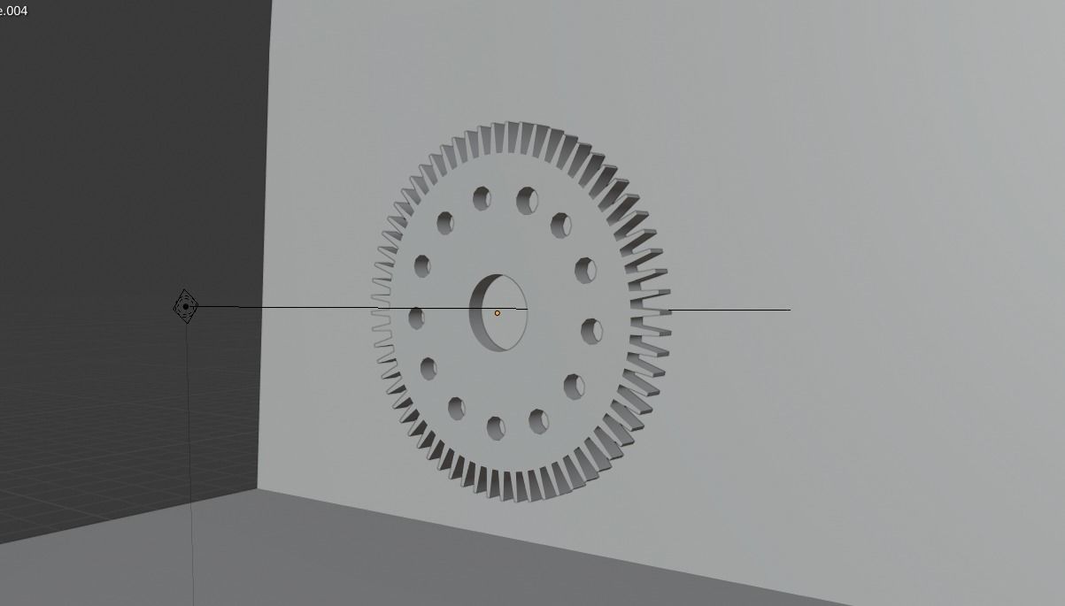 Gear part  3D model_4