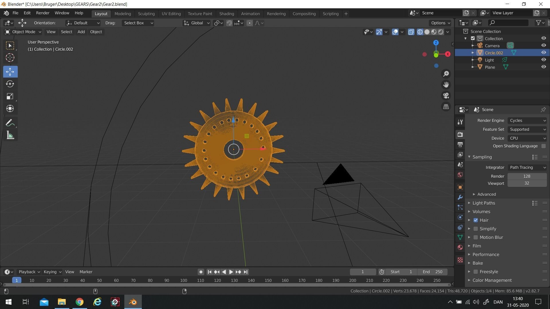 gear part 3D model_2