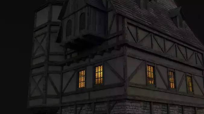 Fantasy Medieval House 06