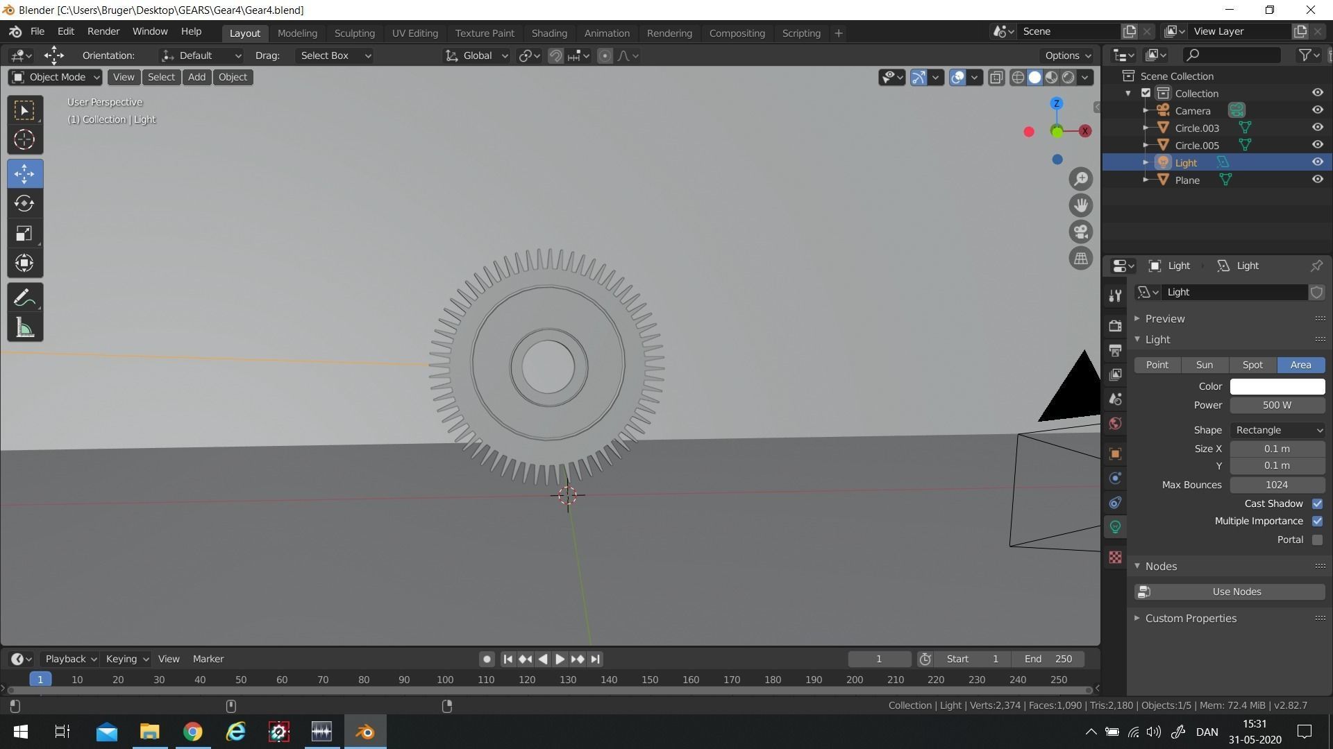 gear part 3D model_3