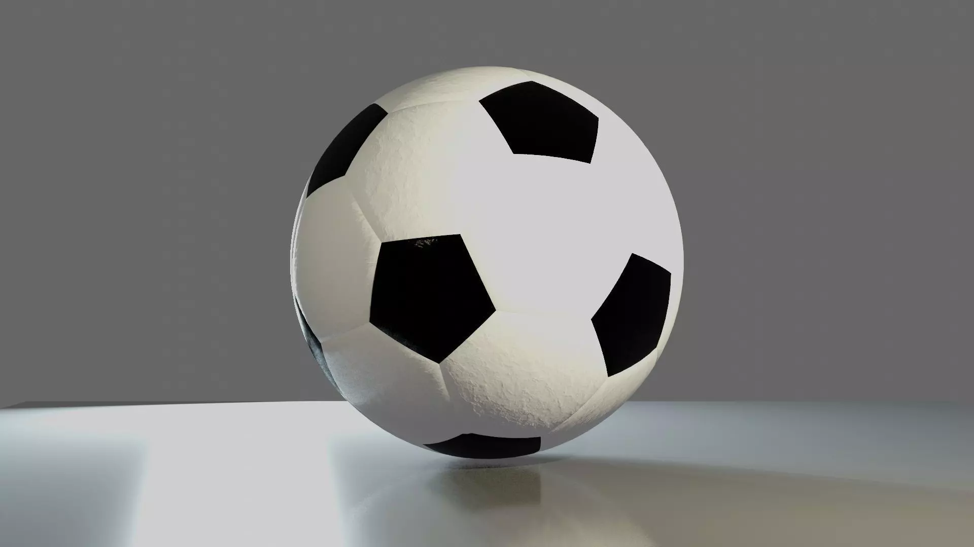 Leather Football model 3D model_0