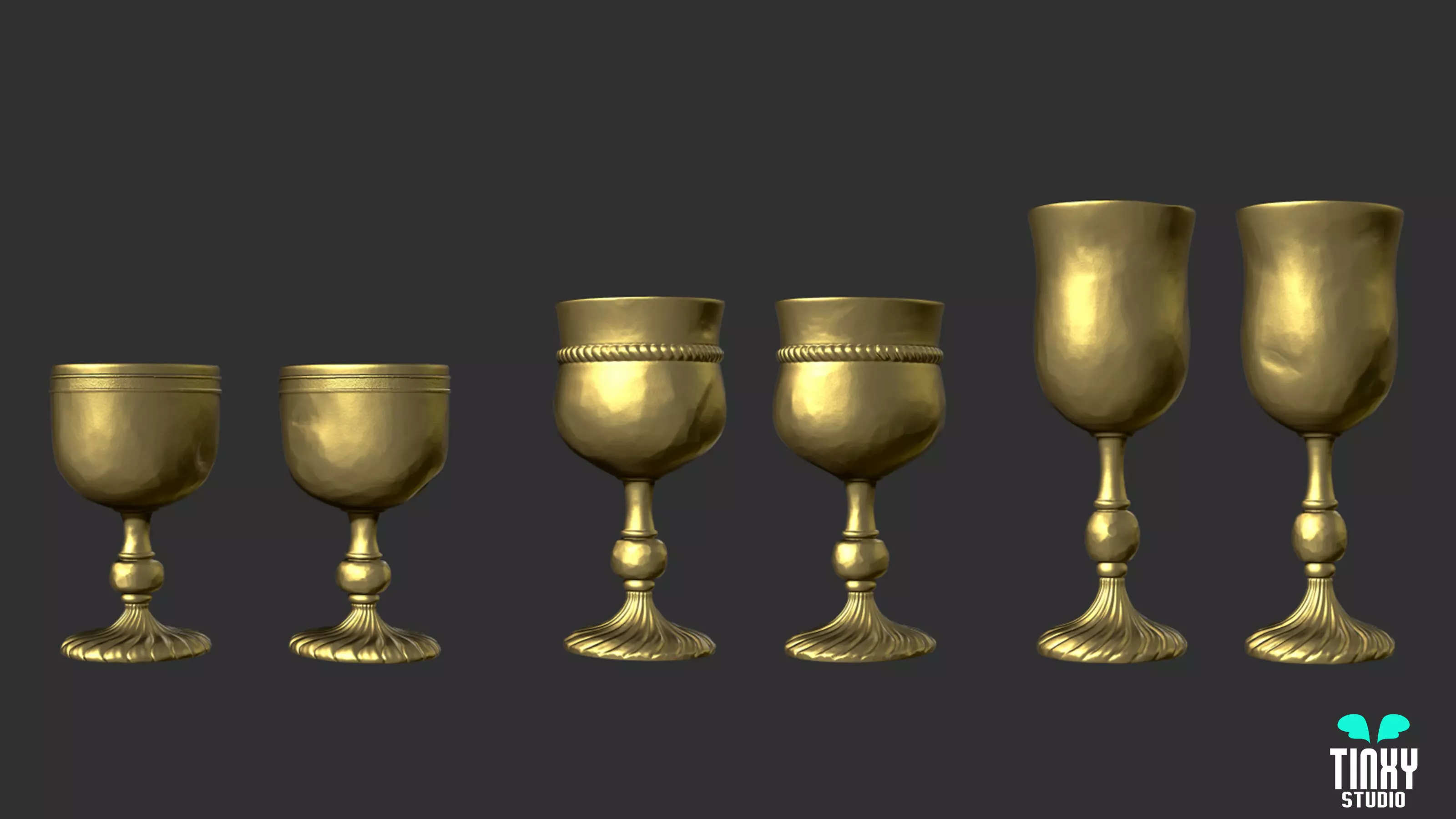 Treasure Chalice 3D model_0