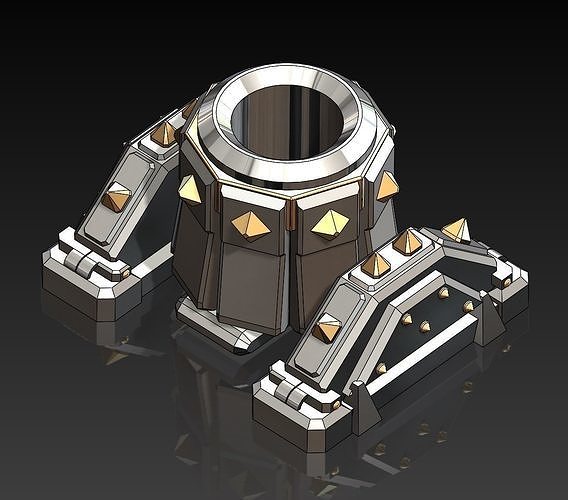 CLASH OF CLANS MORTAR LV8 Free 3D print model