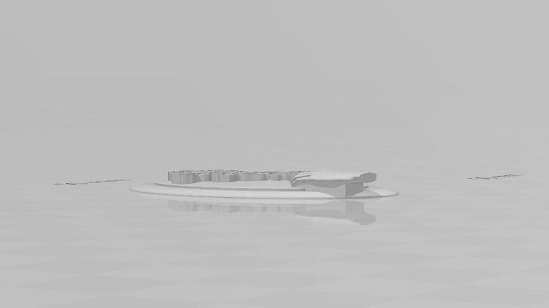 Filligree Pendant Judding Out Of a Hand On an Oval For Enameling 3D print model_3