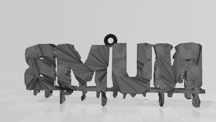 Numb Skull Pendant  3D print model_4