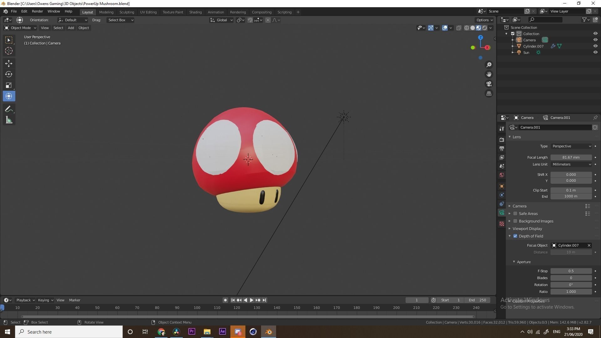 LowPoly Mario PowerUp Mushroom free VR / AR / low-poly 3D model | CGTrader
