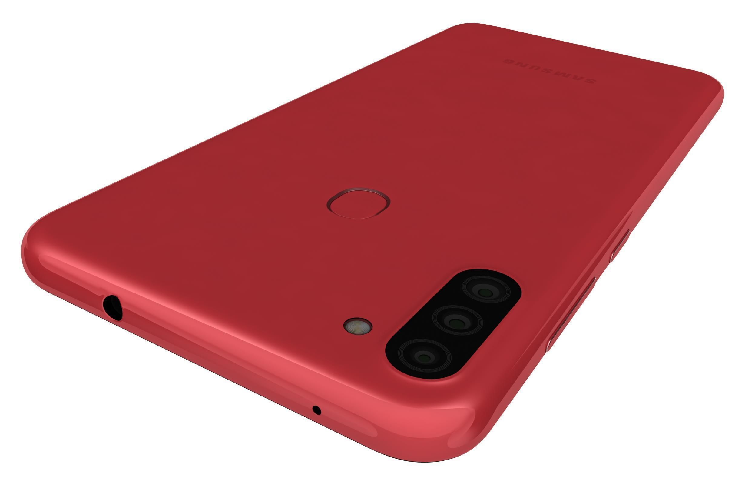 Samsung Galaxy A11 Red 3D model_20