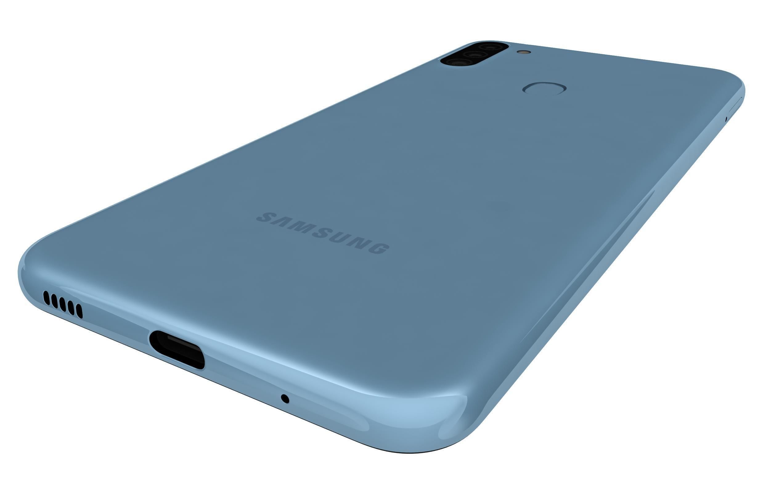 Samsung Galaxy A11 Blue 3D model_12