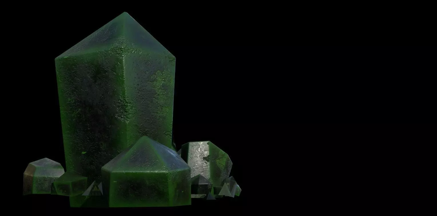 Dark Crystal Free low-poly 3D model_0