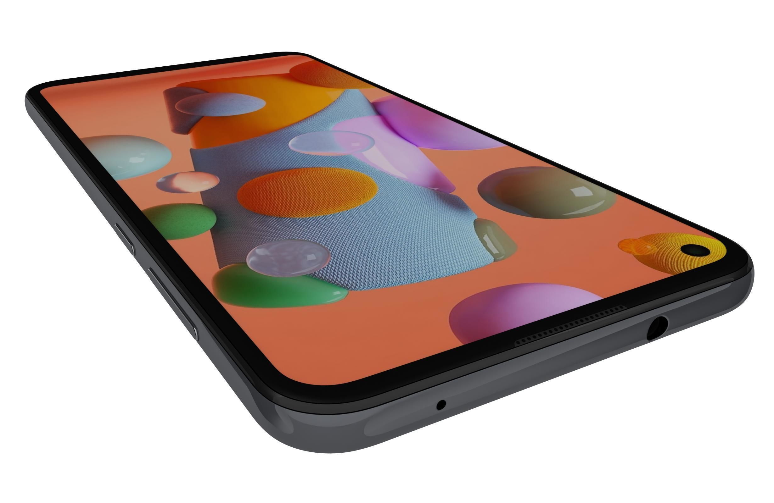 Samsung Galaxy A11 Black 3D model_11
