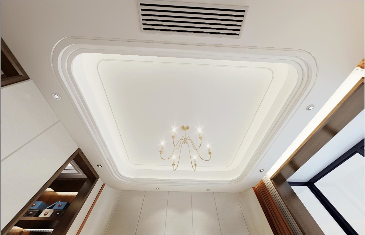 Simple and cozy bedroom Vray 3D model a9 3D model_2