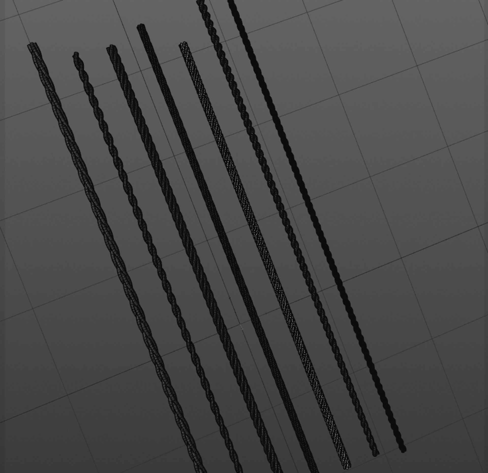 ropes and wire 3D model_8