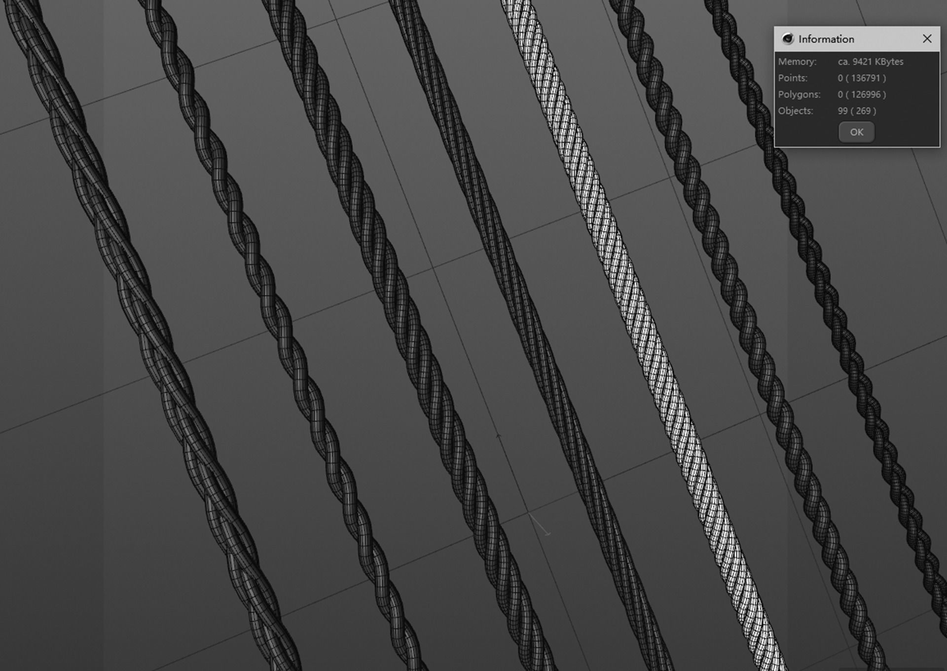 ropes and wire 3D model_6
