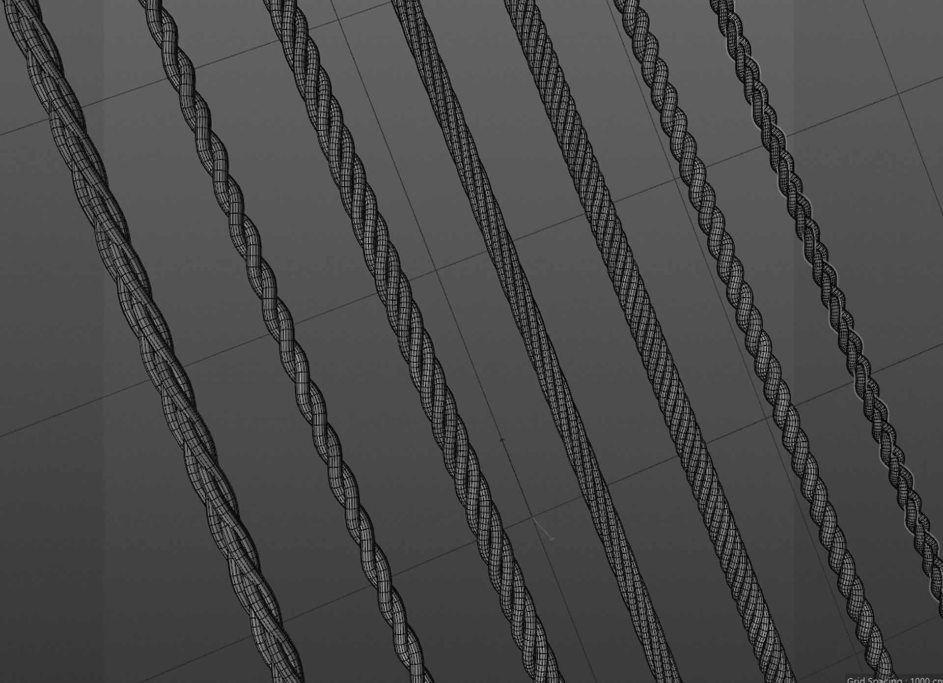 ropes and wire 3D model_7