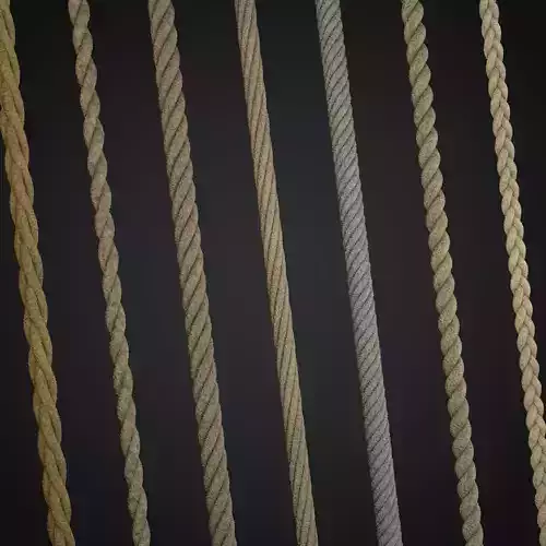 ropes and wire 3D model