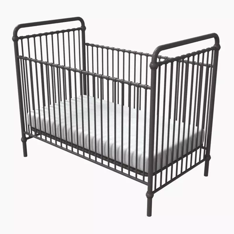 Abigail Crib 3D model_0