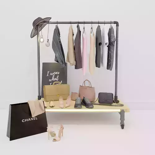  Clothes Wardrobe and Bags Shoes