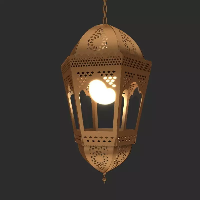 Arabian light 3D model_0