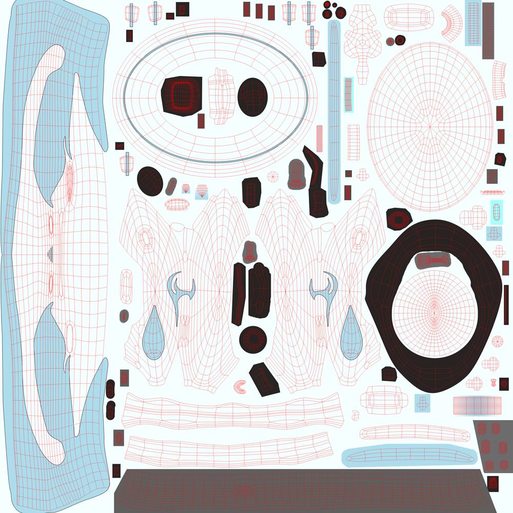 Spaceship - Cartoon 3D model_7