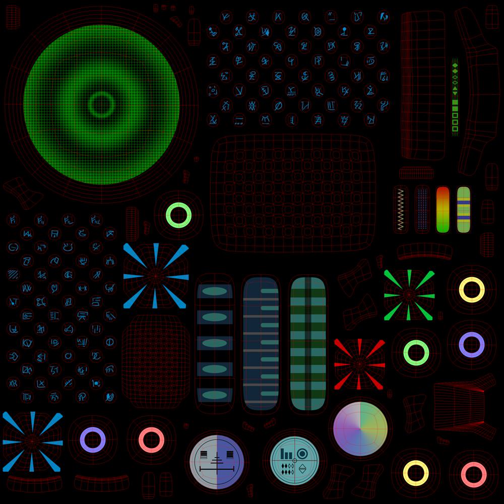 Spaceship - Cartoon 3D model_25