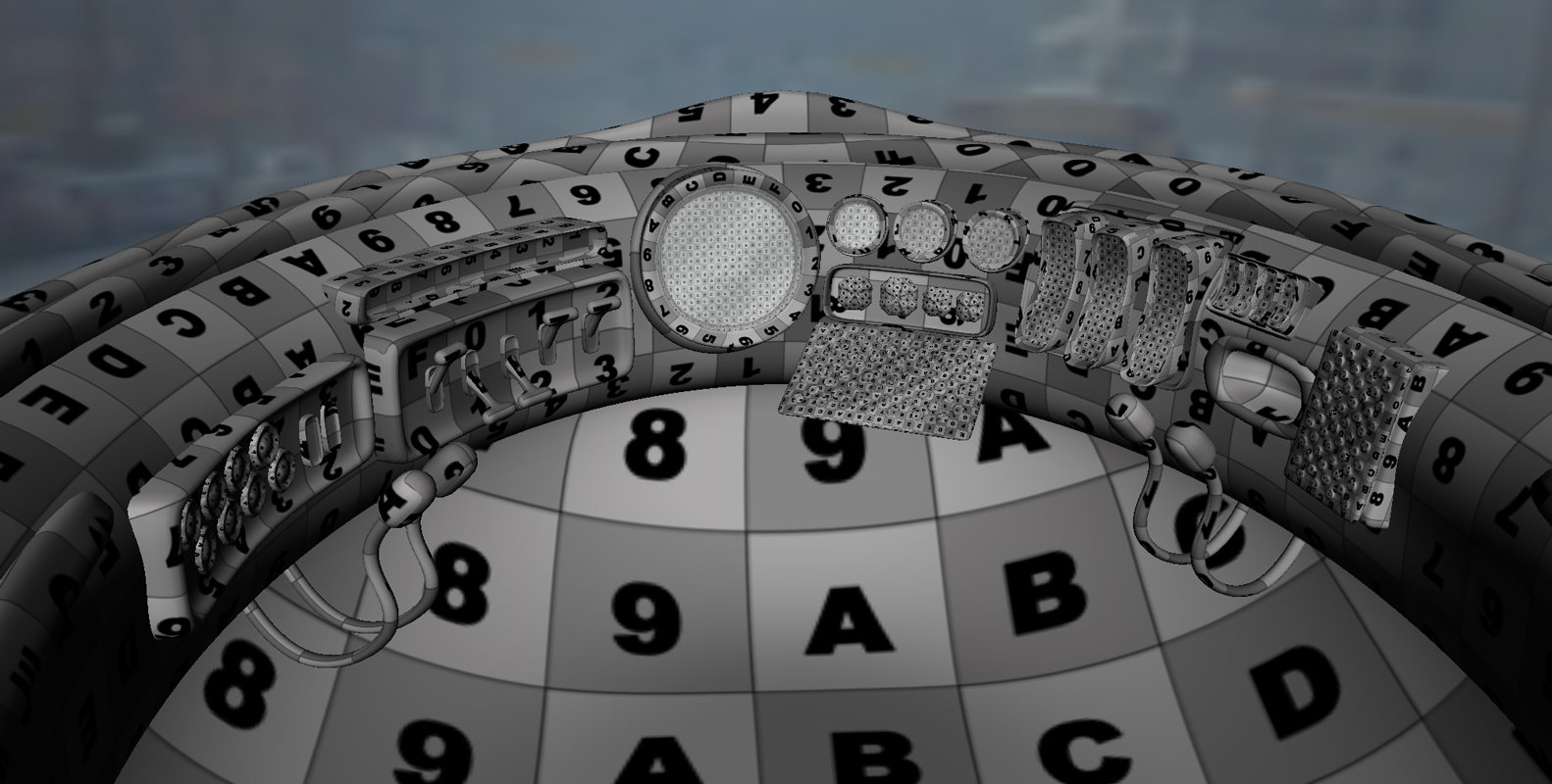 Spaceship - Cartoon 3D model_18