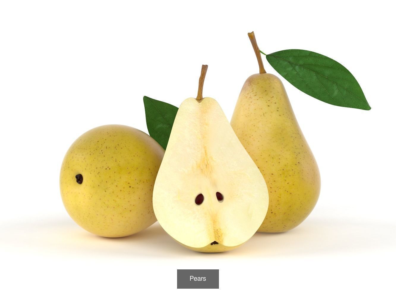 Vegetables Collection three pears _1