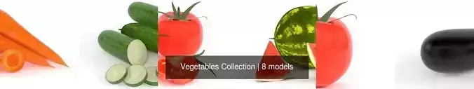 Vegetables Collection three pears 