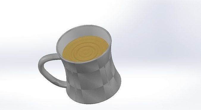Tea mug 3D print model