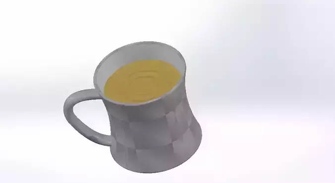 Tea mug 3D print model