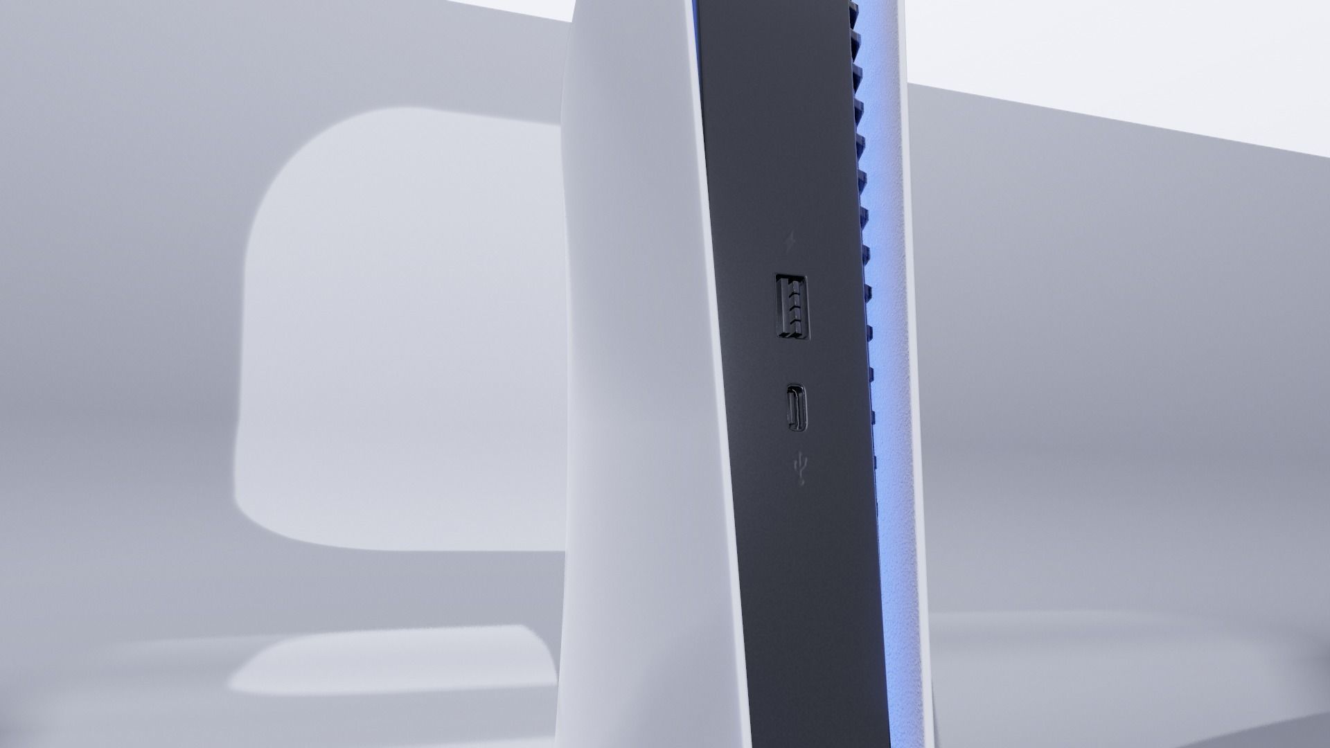 Sony PlayStation 5 Low-poly 3D model_11