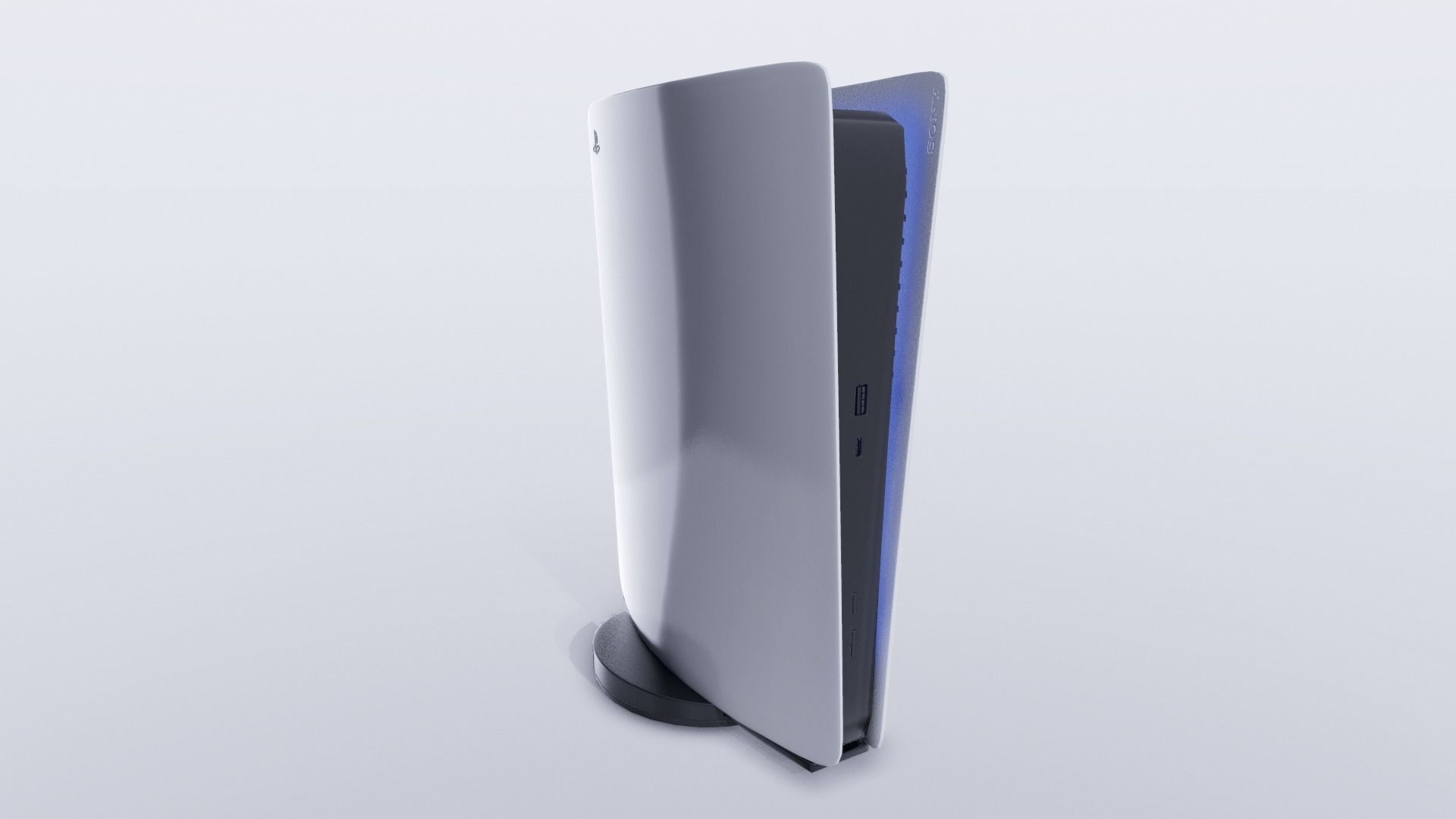 Sony PlayStation 5 Low-poly 3D model_3