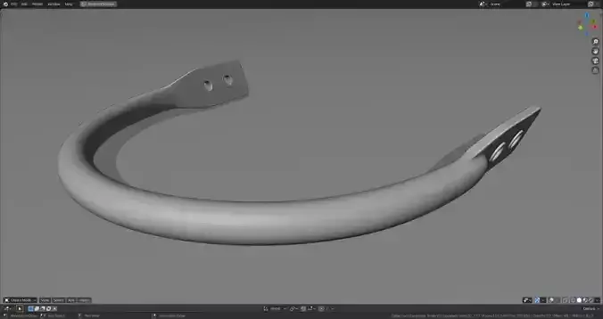 Single Bar Facemask 3D print model