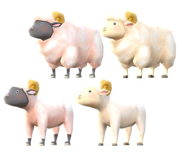 Lowpoly Animal Cartoon - Sheep