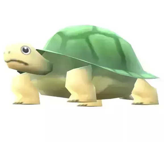 Lowpoly Animal Cartoon - Turtle