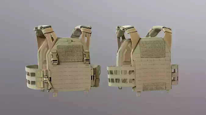 SOLDIER Bulletproof Vest 05 3D model