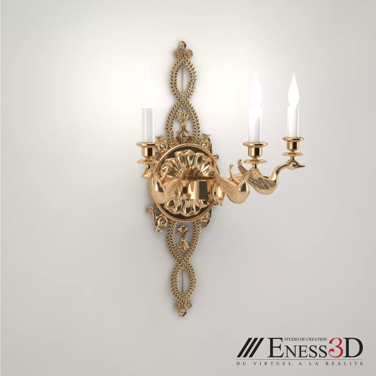 Pro - Tisserant Wall Lamp 21917 3D model